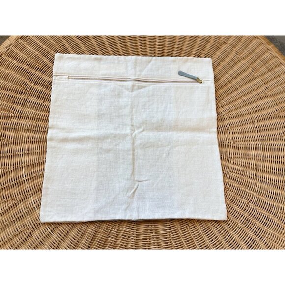 Serena & Lily North Lake Pillow Cover (Sample/No Tags  Serena & Lily North Lake Pillow Cover (20” SQ)-Coastal Blue
